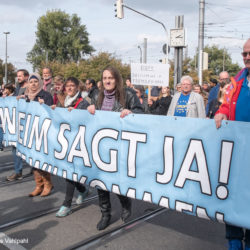 Demonstration für Demokratie, Rechtsstaat und Menschlichkeit 03.10.2018