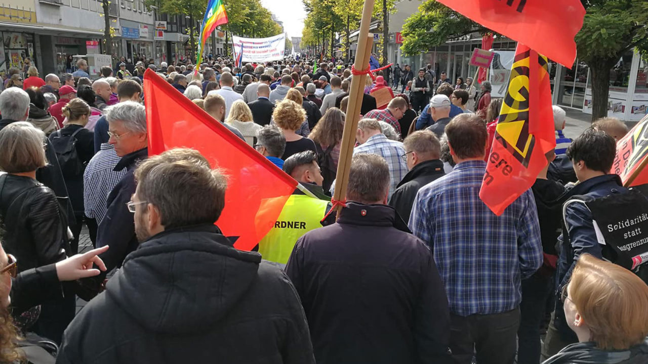 Demonstration für Demokratie, Rechtsstaat und Menschlichkeit 03.10.2018
