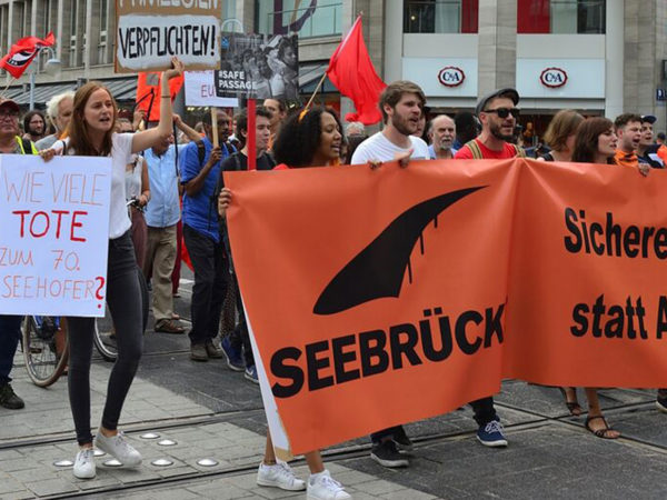 Demonstration Seebrücke Mannheim // 21.07.2018