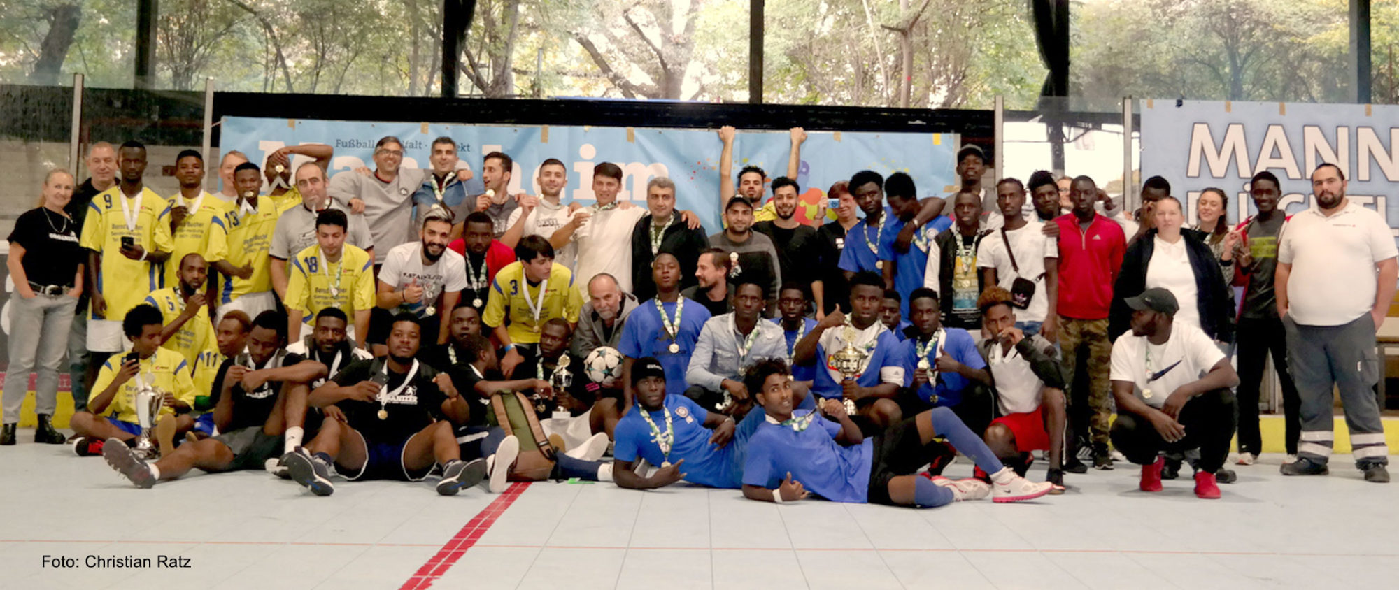 MaDiWo Cup 2018 Gruppenfoto mit allen Teilnehmern