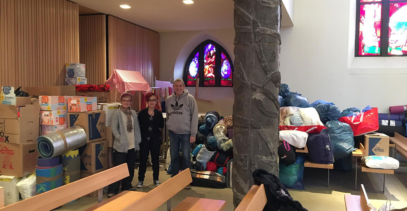Spendensammlung für Samos und Lesbos