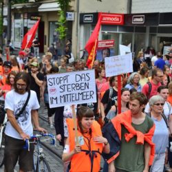 Demo Seebrücke Mannheim 21.01.2018